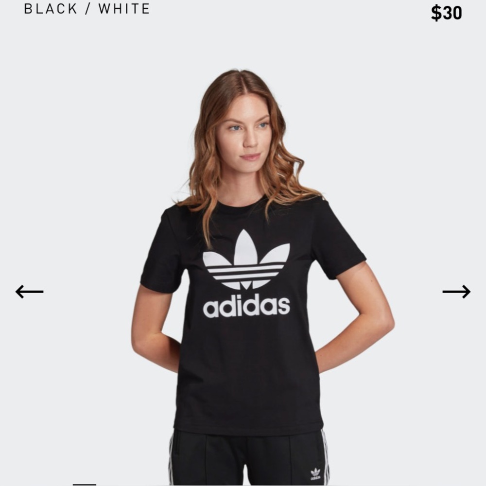 Adidas® Trefoil Tee Women’s Size Medium